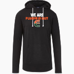 Plainfield East Bengals MV Sport Men's Miles Slub Hooded Long Sleeve Tee Front Thumbnail