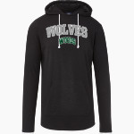 Woods Charter Wolves MV Sport Men's Miles Slub Hooded Long Sleeve Tee Front Thumbnail