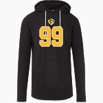 Computech Tigers MV Sport Men's Miles Slub Hooded Long Sleeve Tee Front Thumbnail