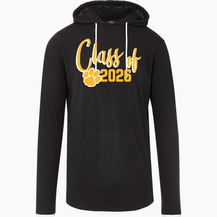 SHADE HIGH SCHOOL PANTHERS MV Sport Men's Miles Slub Hooded Long Sleeve Tee