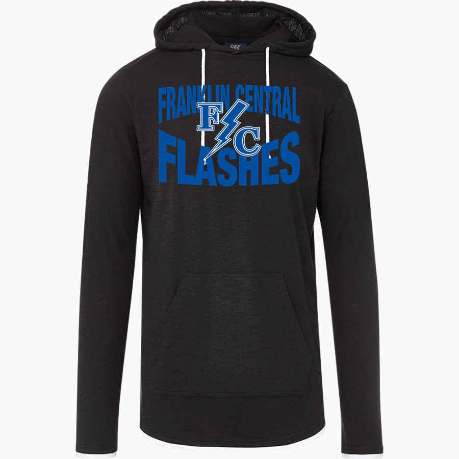 Franklin Central Flashes <span class="pdp-name-mascot">Franklin Central Flashes</span> MV Sport Men's Miles Slub Hooded Long Sleeve Tee