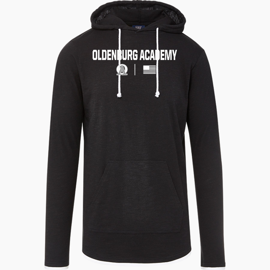 OLDENBURG ACADEMY TWISTERS <span class="pdp-name-mascot">OLDENBURG ACADEMY TWISTERS</span> MV Sport Men's Miles Slub Hooded Long Sleeve Tee