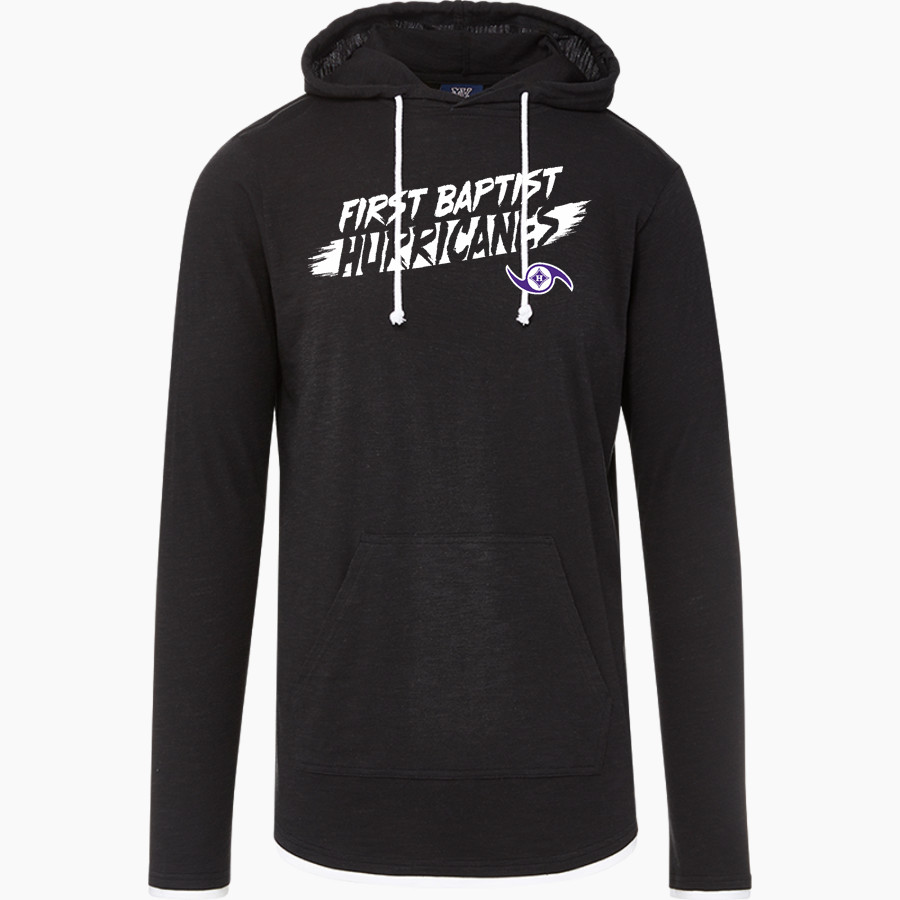 First Baptist Hurricanes <span class="pdp-name-mascot">First Baptist Hurricanes</span> MV Sport Men's Miles Slub Hooded Long Sleeve Tee