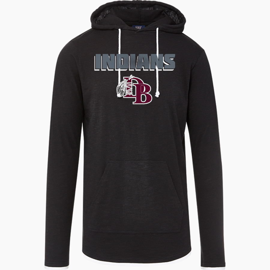 DOBYNS-BENNETT HIGH SCHOOL INDIANS <span class="pdp-name-mascot">DOBYNS - BENNETT INDIANS</span> MV Sport Men's Miles Slub Hooded Long Sleeve Tee
