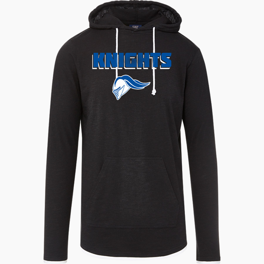 ROCKY BAYOU CHRISTIAN SCHOOL KNIGHTS MV Sport Men's Miles Slub Hooded Long Sleeve Tee