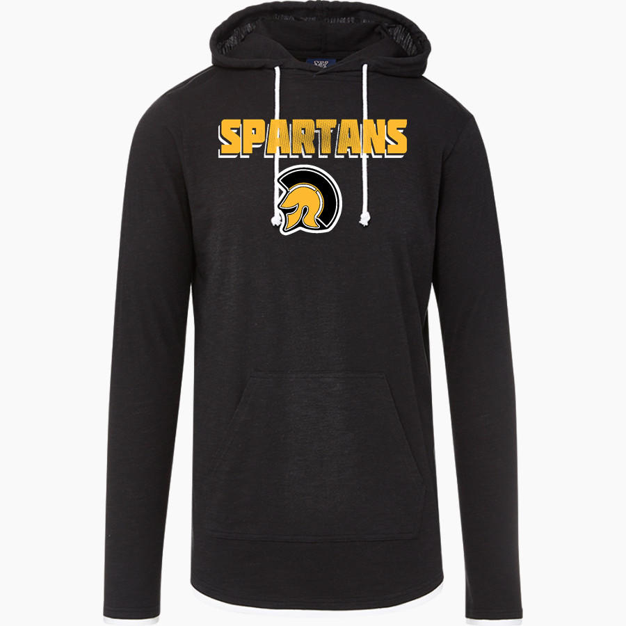 MARIAN CATHOLIC HIGH SCHOOL SPARTANS <span class="pdp-name-mascot">MARIAN SPARTANS</span> MV Sport Men's Miles Slub Hooded Long Sleeve Tee