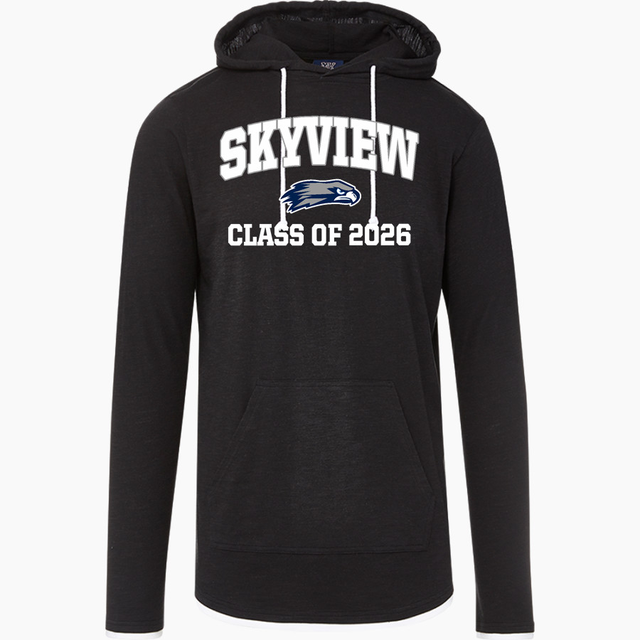 Skyview Hawks <span class="pdp-name-mascot">Skyview Hawks</span> MV Sport Men's Miles Slub Hooded Long Sleeve Tee
