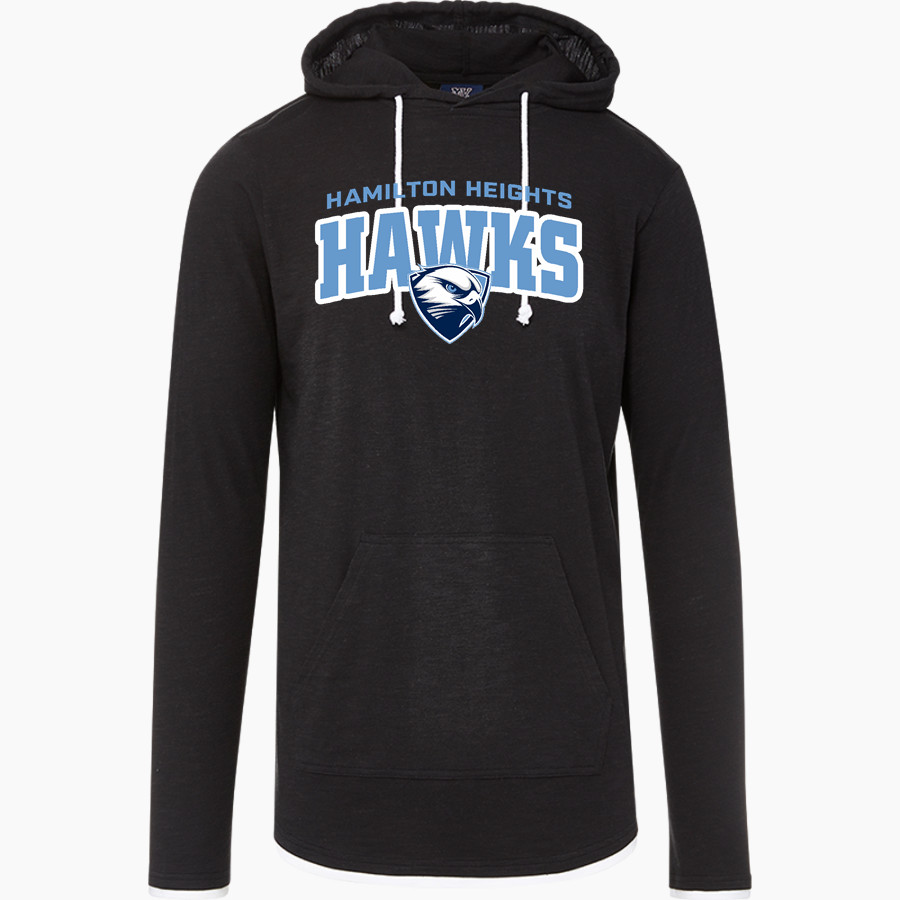 Hamilton Heights Hawks <span class="pdp-name-mascot">Hamilton Heights Christian Academy Hawks</span> MV Sport Men's Miles Slub Hooded Long Sleeve Tee