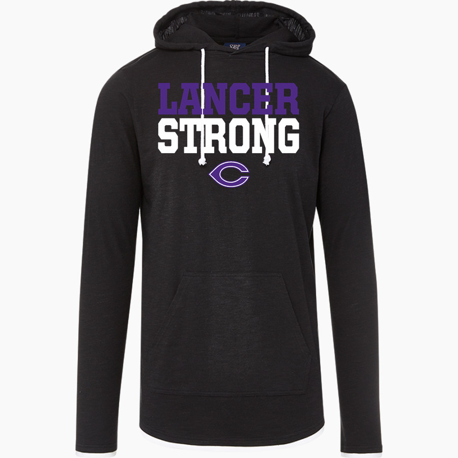 Carlsbad Lancers <span class="pdp-name-mascot">Carlsbad Lancers</span> MV Sport Men's Miles Slub Hooded Long Sleeve Tee