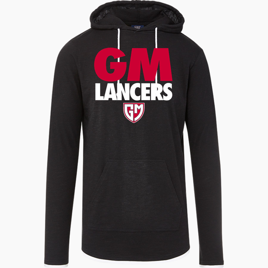 GENERAL MCLANE HIGH SCHOOL LANCERS <span class="pdp-name-mascot">GENERAL MCLANE LANCERS</span> MV Sport Men's Miles Slub Hooded Long Sleeve Tee