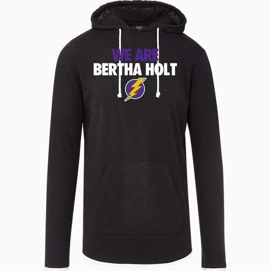 Bertha Holt Bolts <span class="pdp-name-mascot">Bertha Holt Bolts</span> MV Sport Men's Miles Slub Hooded Long Sleeve Tee