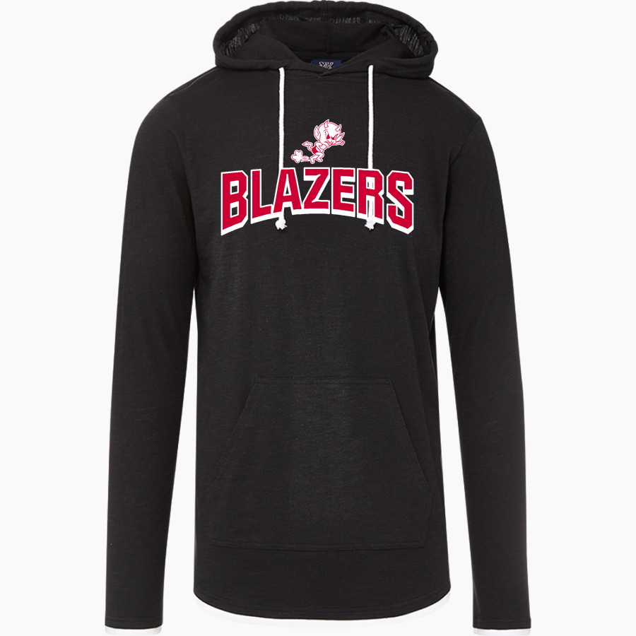 LINDHURST HIGH SCHOOL BLAZERS <span class="pdp-name-mascot">LINDHURST BLAZERS</span> MV Sport Men's Miles Slub Hooded Long Sleeve Tee