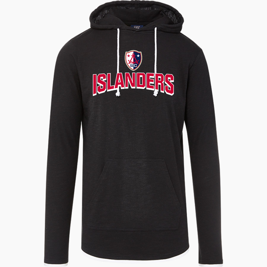 Alameda Soccer Club Islanders <span class="pdp-name-mascot">Alameda Soccer Club Islanders</span> MV Sport Men's Miles Slub Hooded Long Sleeve Tee