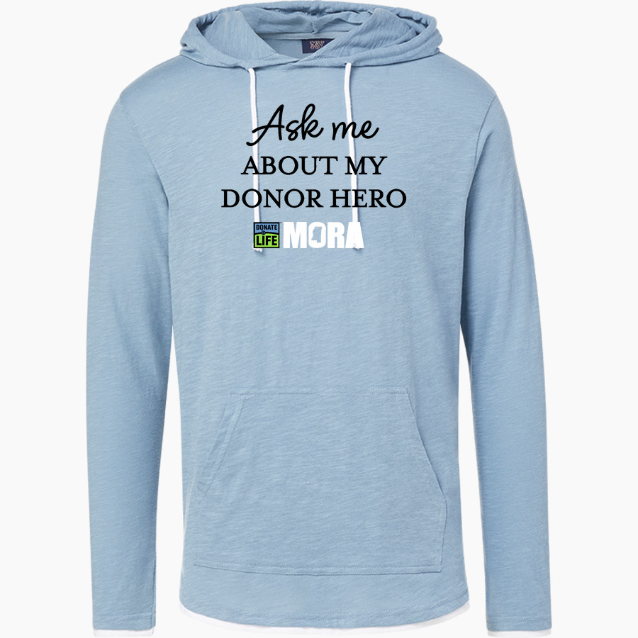 Mississippi Organ Recovery Mississippi Organ Re <span class="pdp-name-mascot">Mississippi Organ Recovery</span> MV Sport Men's Miles Slub Hooded Long Sleeve Tee