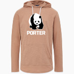 Porter Pandas official sideline store <span class="pdp-name-mascot">Porter Elementary School Pandas</span> MV Sport Men's Miles Slub Hooded Long Sleeve Tee Front Thumbnail
