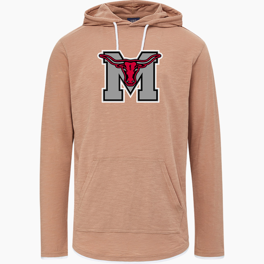 Marshall Mavericks MV Sport Men's Miles Slub Hooded Long Sleeve Tee