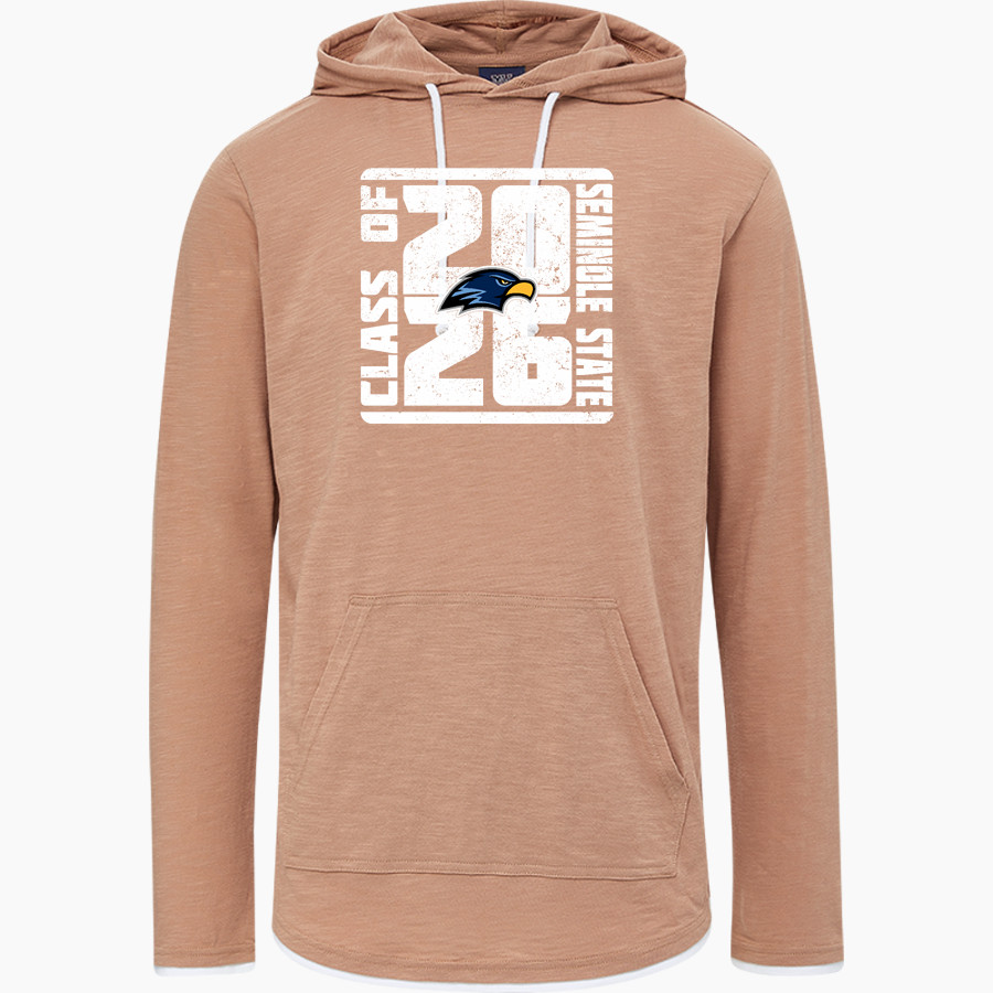 Seminole State College Raiders <span class="pdp-name-mascot">Seminole State Raiders</span> MV Sport Men's Miles Slub Hooded Long Sleeve Tee