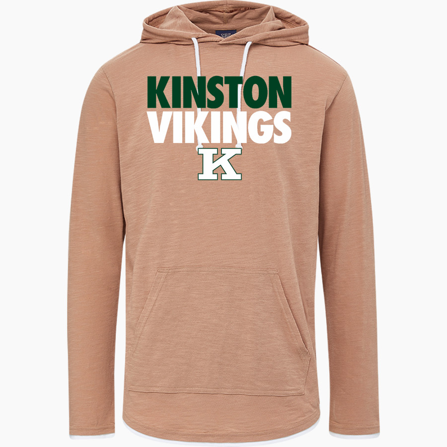 Kinston Vikings <span class="pdp-name-mascot">Kinston Vikings</span> MV Sport Men's Miles Slub Hooded Long Sleeve Tee
