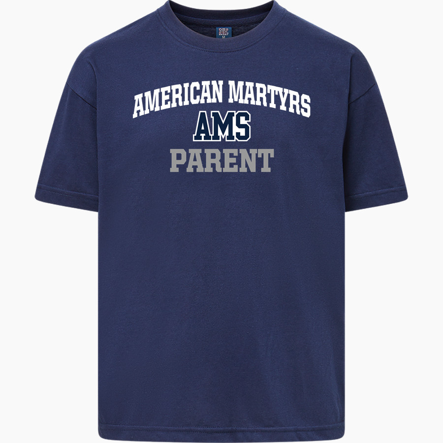 American Martyrs Mustangs <span class="pdp-name-mascot">American Martyrs Mustangs</span> MV Sport Youth Buddy Short Sleeve Tee