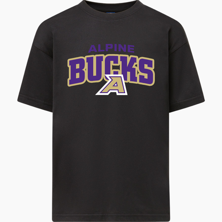 ALPINE HIGH SCHOOL BUCKS <span class="pdp-name-mascot">ALPINE BUCKS</span> MV Sport Youth Buddy Short Sleeve Tee