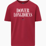 DOVER HIGH SCHOOL LONGHORNS MV Sport Youth Buddy Short Sleeve Tee Front Thumbnail