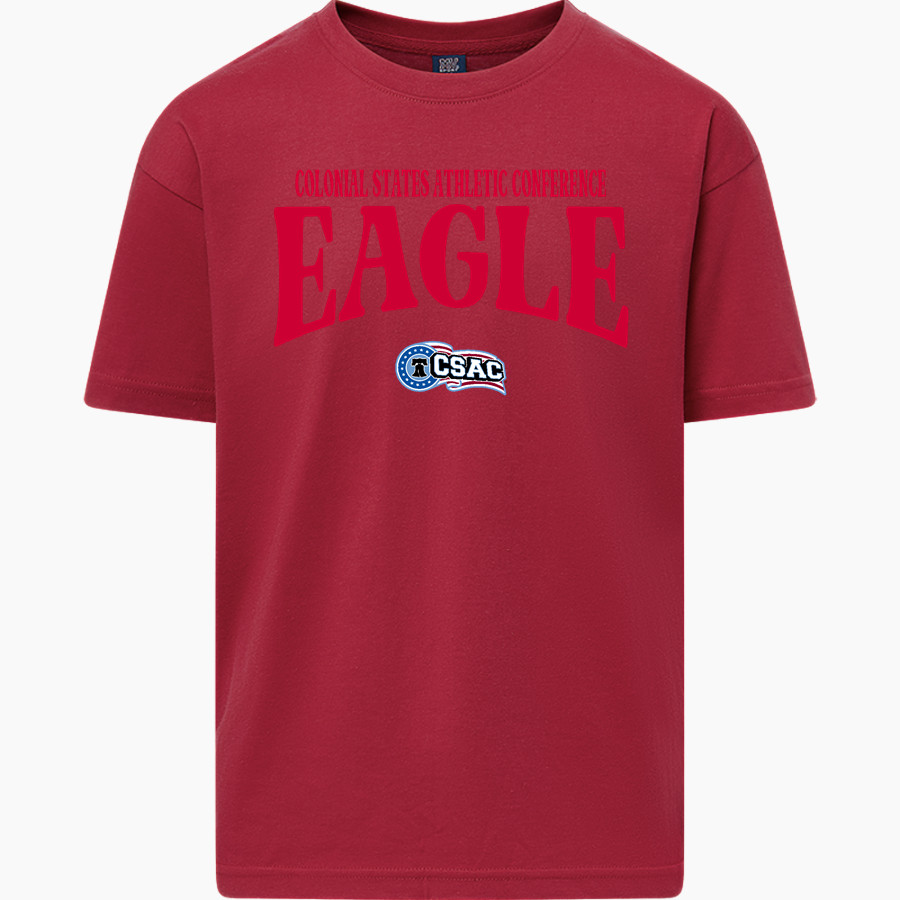 Colonial States Athletic Conference Eagle MV Sport Youth Buddy Short Sleeve Tee