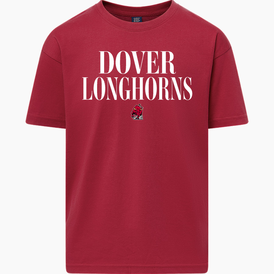 DOVER HIGH SCHOOL LONGHORNS MV Sport Youth Buddy Short Sleeve Tee