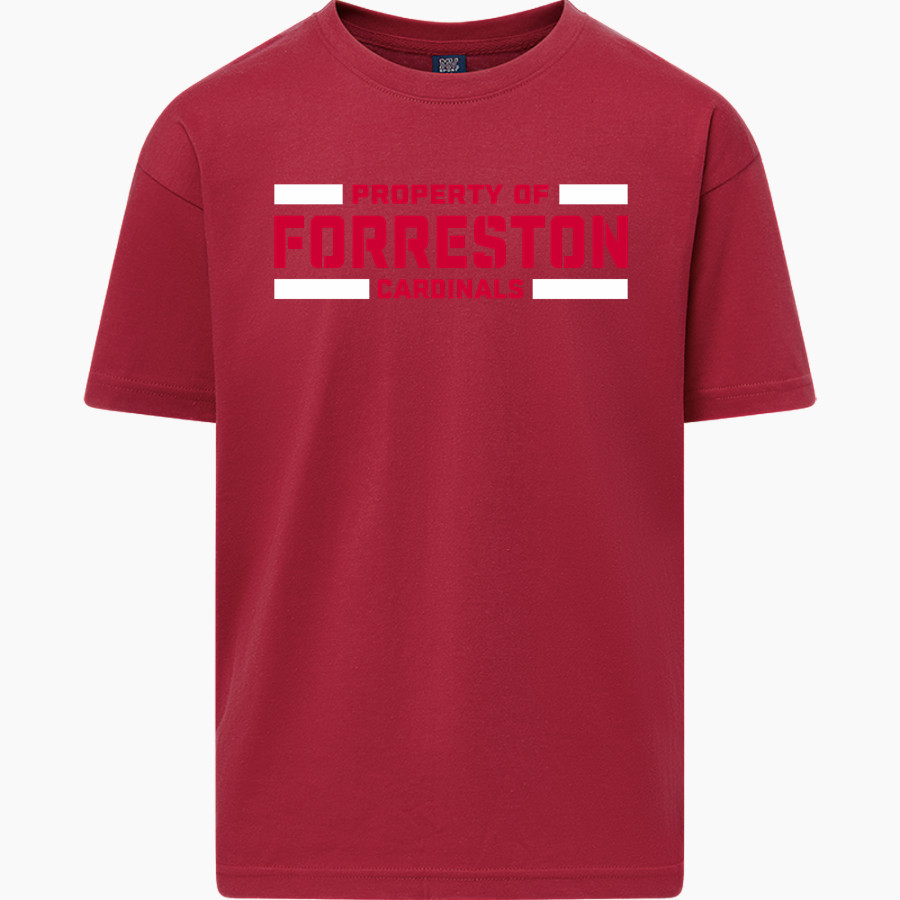 FORRESTON HIGH SCHOOL CARDINALS <span class="pdp-name-mascot">FORRESTON CARDINALS</span> MV Sport Youth Buddy Short Sleeve Tee