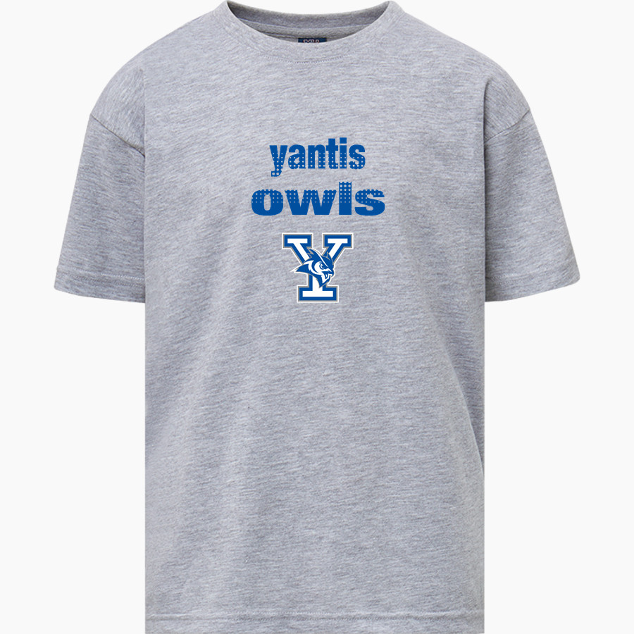 YANTIS HIGH SCHOOL OWLS MV Sport Youth Buddy Short Sleeve Tee