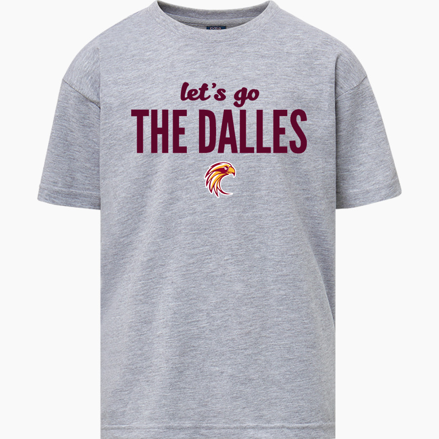 THE DALLES HIGH SCHOOL RIVERHAWKS MV Sport Youth Buddy Short Sleeve Tee
