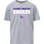 Elkhart Christian Eagles <span class="pdp-name-mascot">Elkhart Christian Eagles</span> MV Sport Youth Buddy Short Sleeve Tee Front Thumbnail