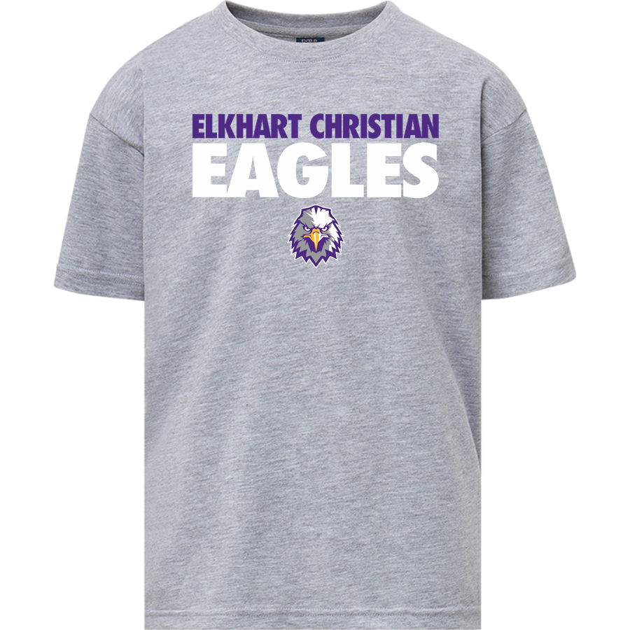 Elkhart Christian Eagles <span class="pdp-name-mascot">Elkhart Christian Eagles</span> MV Sport Youth Buddy Short Sleeve Tee