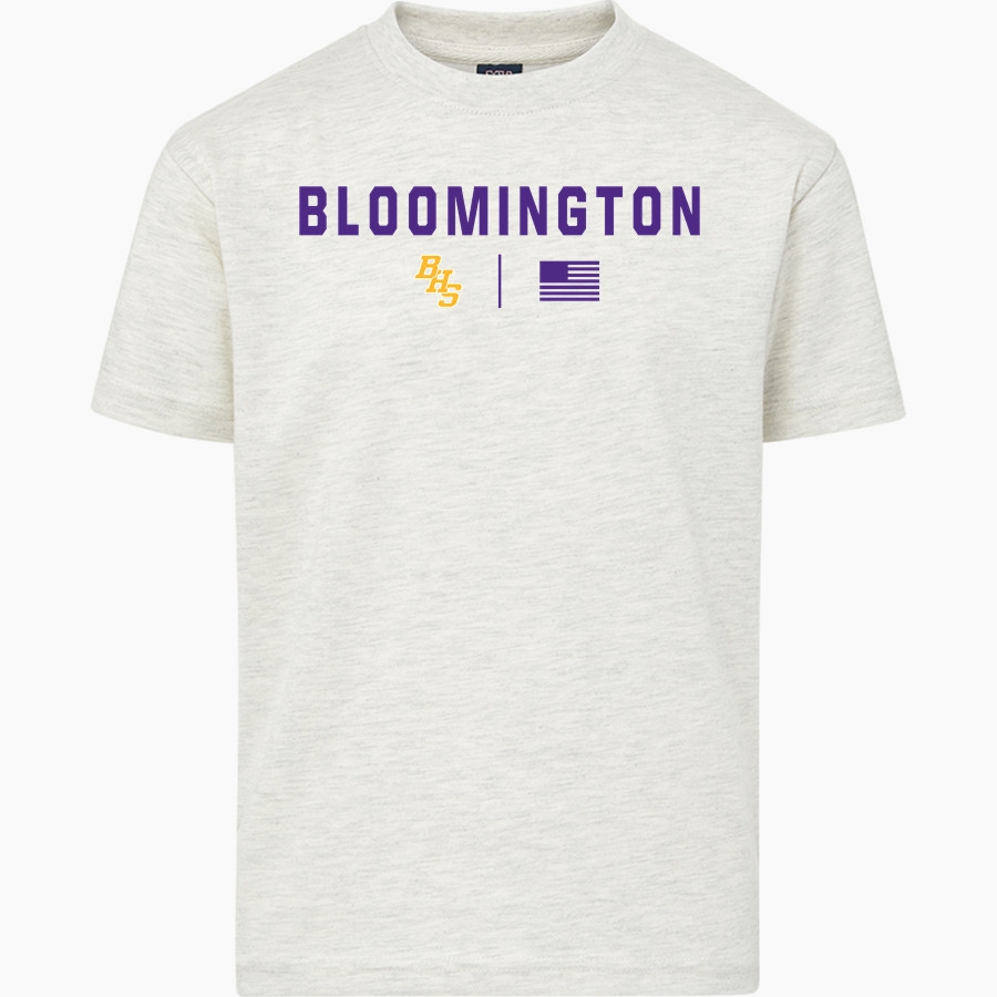 BLOOMINGTON HIGH SCHOOL PURPLE RAIDERS <span class="pdp-name-mascot">BLOOMINGTON PURPLE RAIDERS</span> MV Sport Youth Buddy Short Sleeve Tee