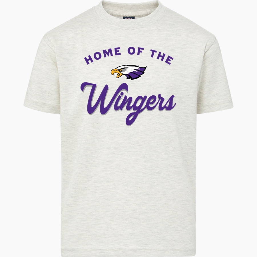 RED WING HIGH SCHOOL WINGERS <span class="pdp-name-mascot">RED WING WINGERS</span> MV Sport Youth Buddy Short Sleeve Tee