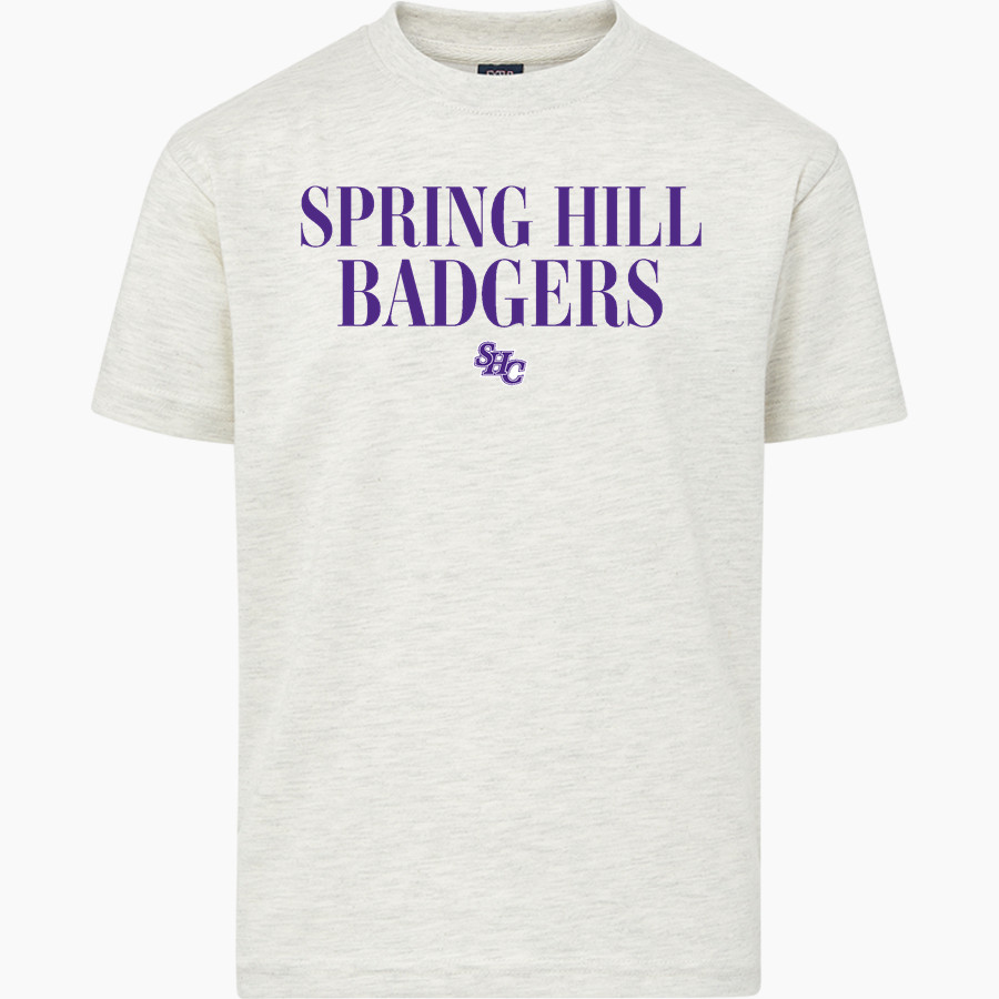 Spring Hill Badgers <span class="pdp-name-mascot">Spring Hill Badgers</span> MV Sport Youth Buddy Short Sleeve Tee