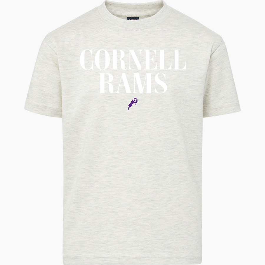 Cornell Rams <span class="pdp-name-mascot">Cornell Rams</span> MV Sport Youth Buddy Short Sleeve Tee
