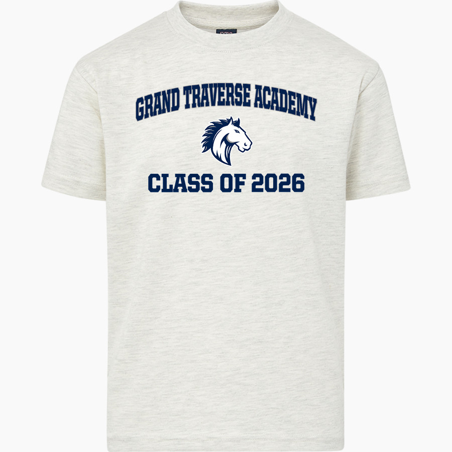 Grand Traverse Academy Mustangs <span class="pdp-name-mascot">Grand Traverse Academy Mustangs</span> MV Sport Youth Buddy Short Sleeve Tee