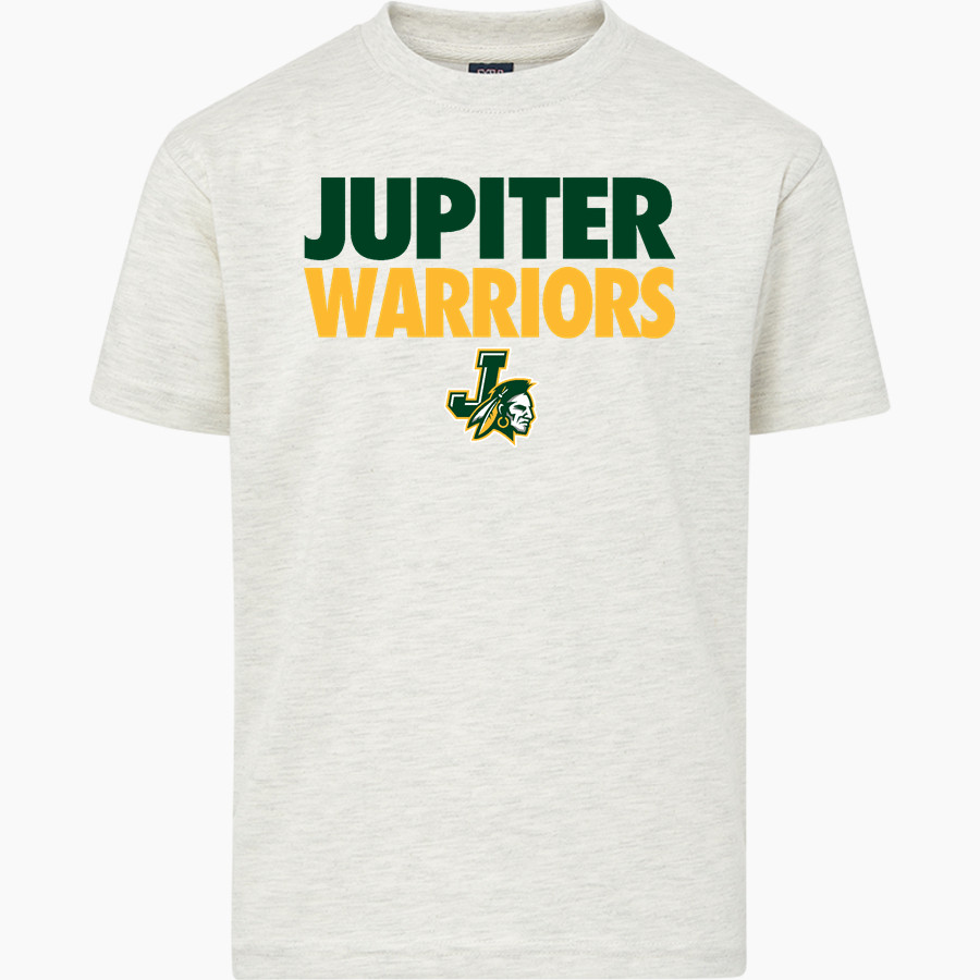 JUPITER HIGH SCHOOL WARRIORS <span class="pdp-name-mascot">JUPITER WARRIORS</span> MV Sport Youth Buddy Short Sleeve Tee