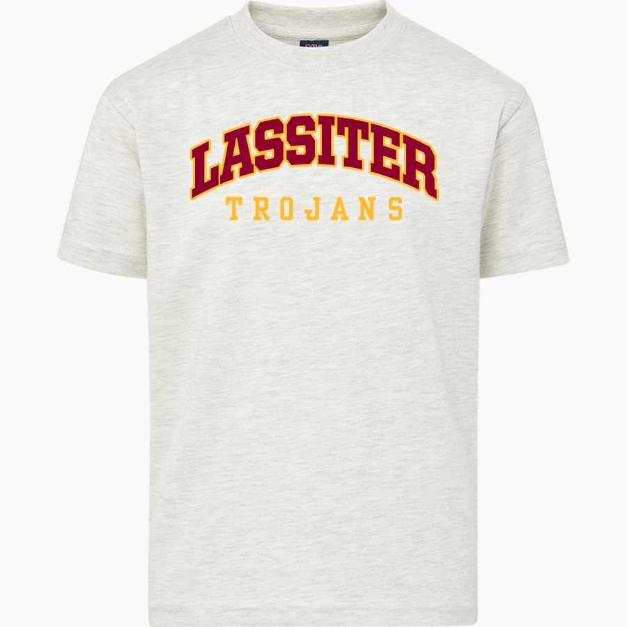 LASSITER HIGH SCHOOL TROJANS MV Sport Youth Buddy Short Sleeve Tee
