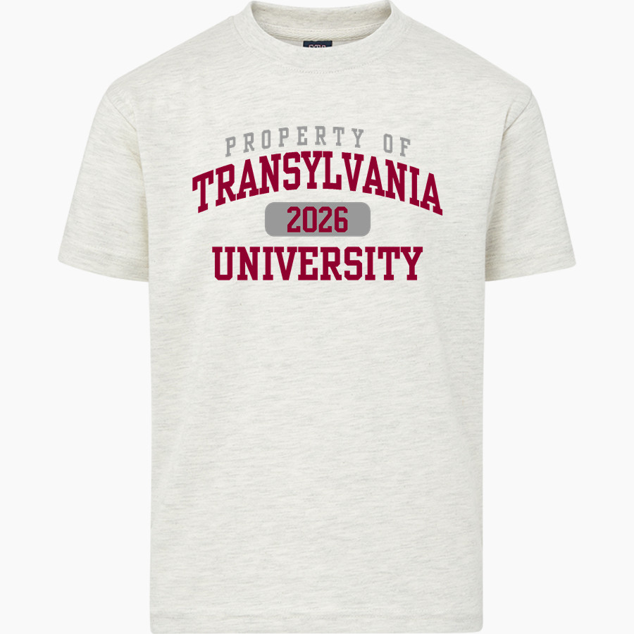 Transylvania University Official Store of the Pioneers MV Sport Youth Buddy Short Sleeve Tee