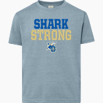 Divine Savior Academy Sharks MV Sport Youth Buddy Short Sleeve Tee Front Thumbnail