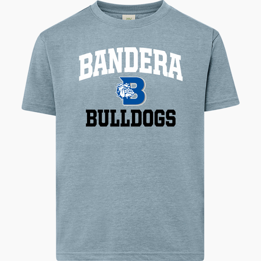 BANDERA HIGH SCHOOL BULLDOGS MV Sport Youth Buddy Short Sleeve Tee