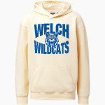 WELCH HIGH SCHOOL WILDCATS MV Sport Youth Coastal Color Hoodie Front Thumbnail