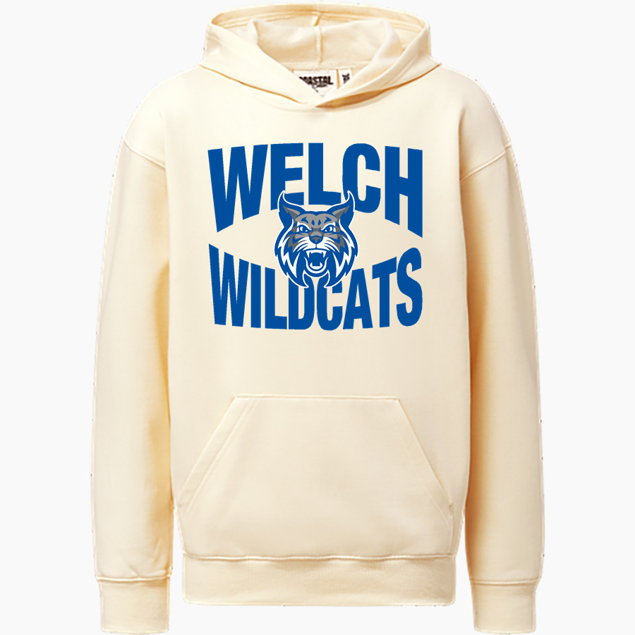 WELCH HIGH SCHOOL WILDCATS MV Sport Youth Coastal Color Hoodie