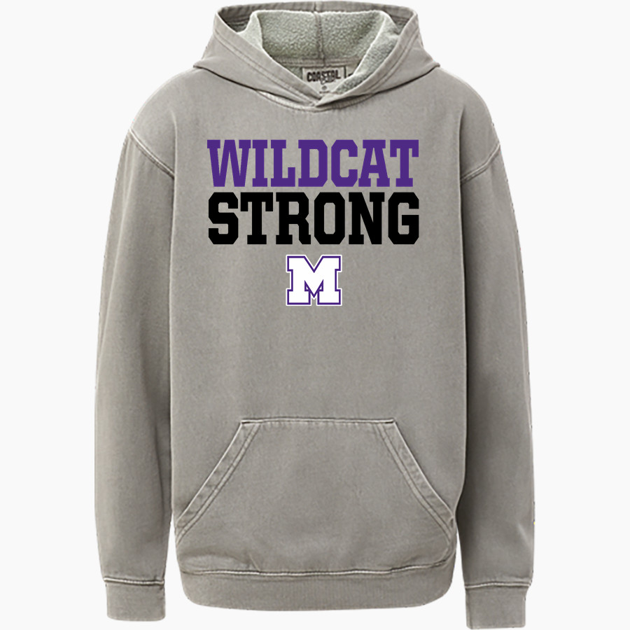 MONTEREY HIGH SCHOOL WILDCATS <span class="pdp-name-mascot">MONTEREY WILDCATS</span> MV Sport Youth Coastal Color Hoodie