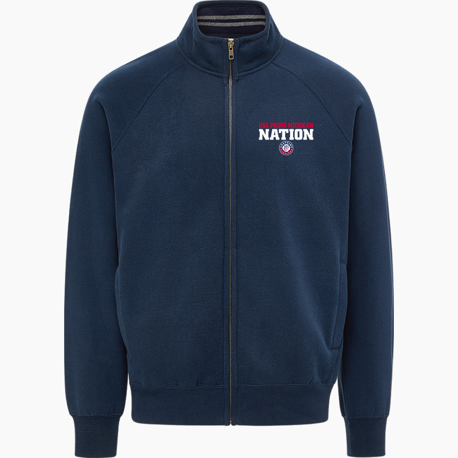USA PRIME MICHIGAN <span class="pdp-name-mascot">USA PRIME MICHIGAN</span> MV Sport Men's Vintage Fleece Track Jacket