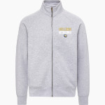 Wingate University Bulldogs MV Sport Men's Vintage Fleece Track Jacket Front Thumbnail