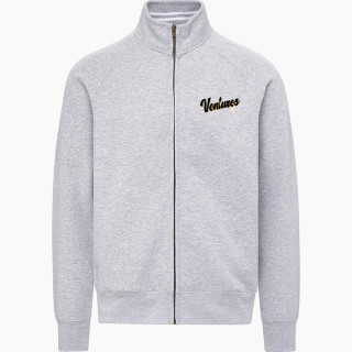 MV Sport Men's Vintage Fleece Track Jacket