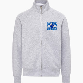 MV Sport Men's Vintage Fleece Track Jacket