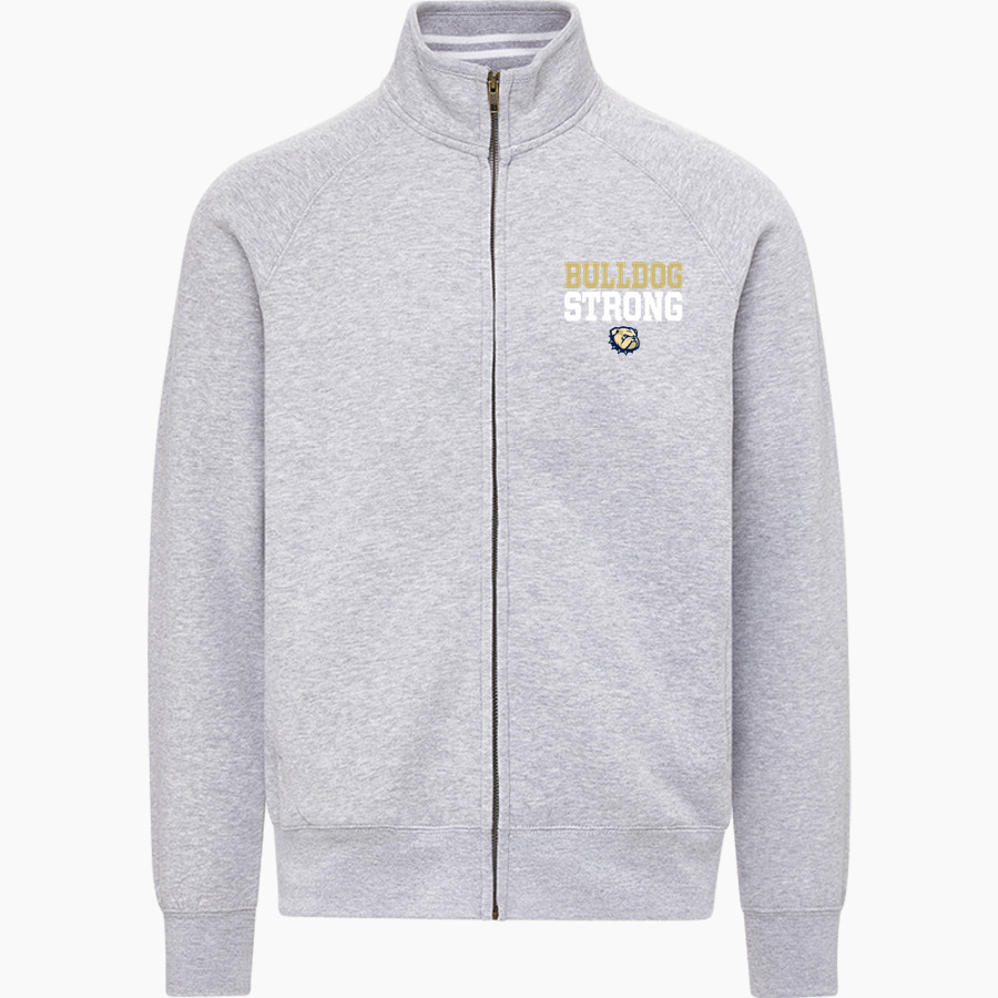 Wingate University Bulldogs MV Sport Men's Vintage Fleece Track Jacket